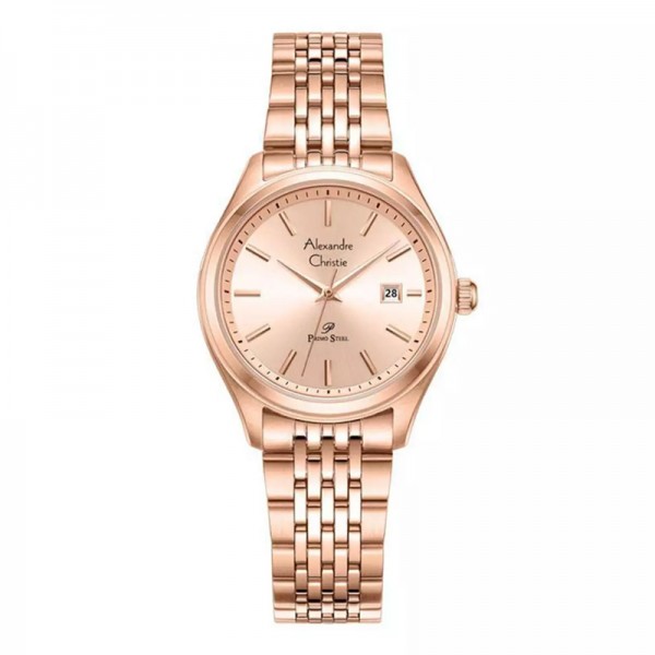 Alexandre Christie AC 1040 Full Rosegold Steel Lady LDBRGLN Alexandre Christie AC 1040 Full Rosegold Steel Lady LDBRGLN